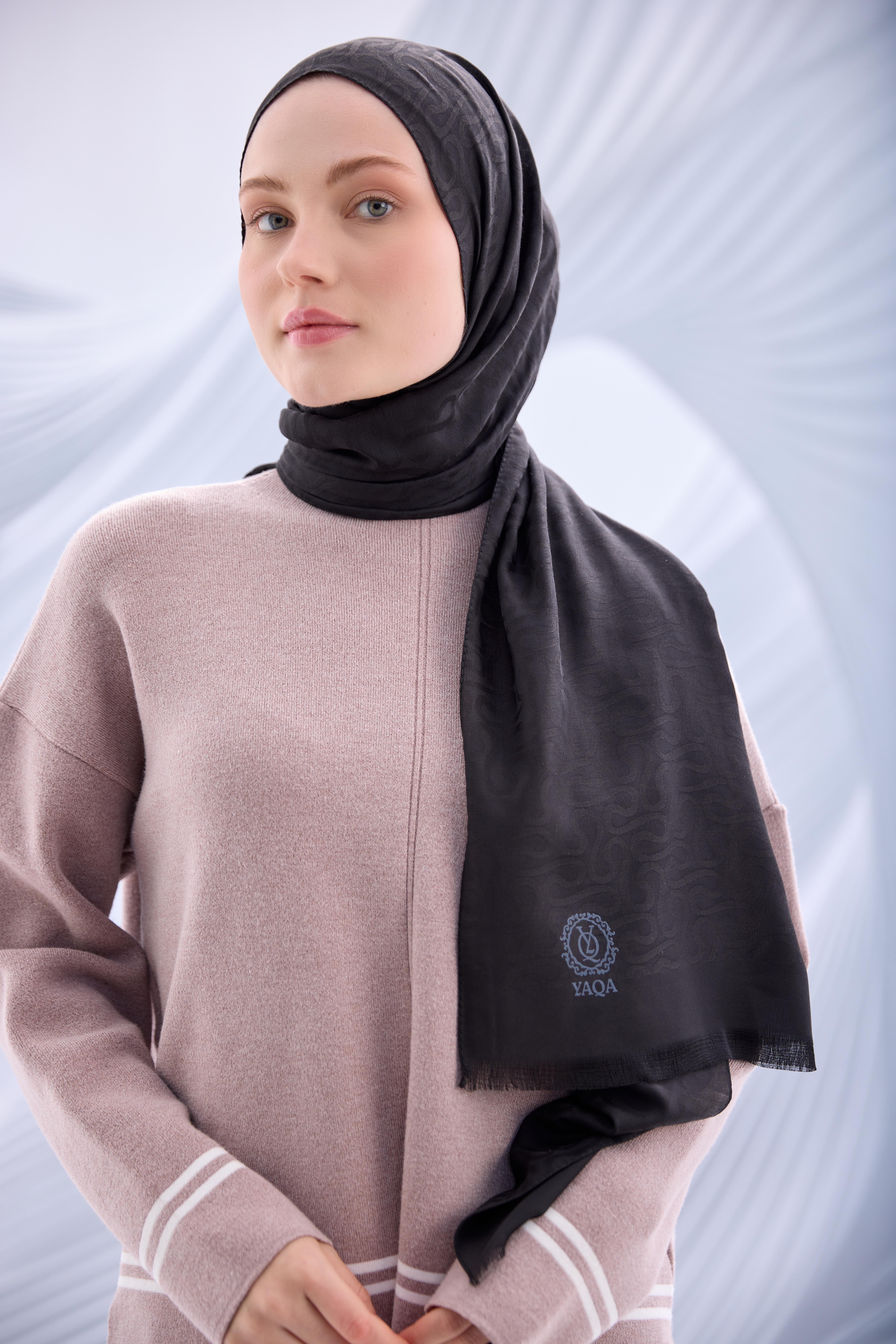 SİYAH BULMACA DESEN JAKAR ŞAL-YQ03001