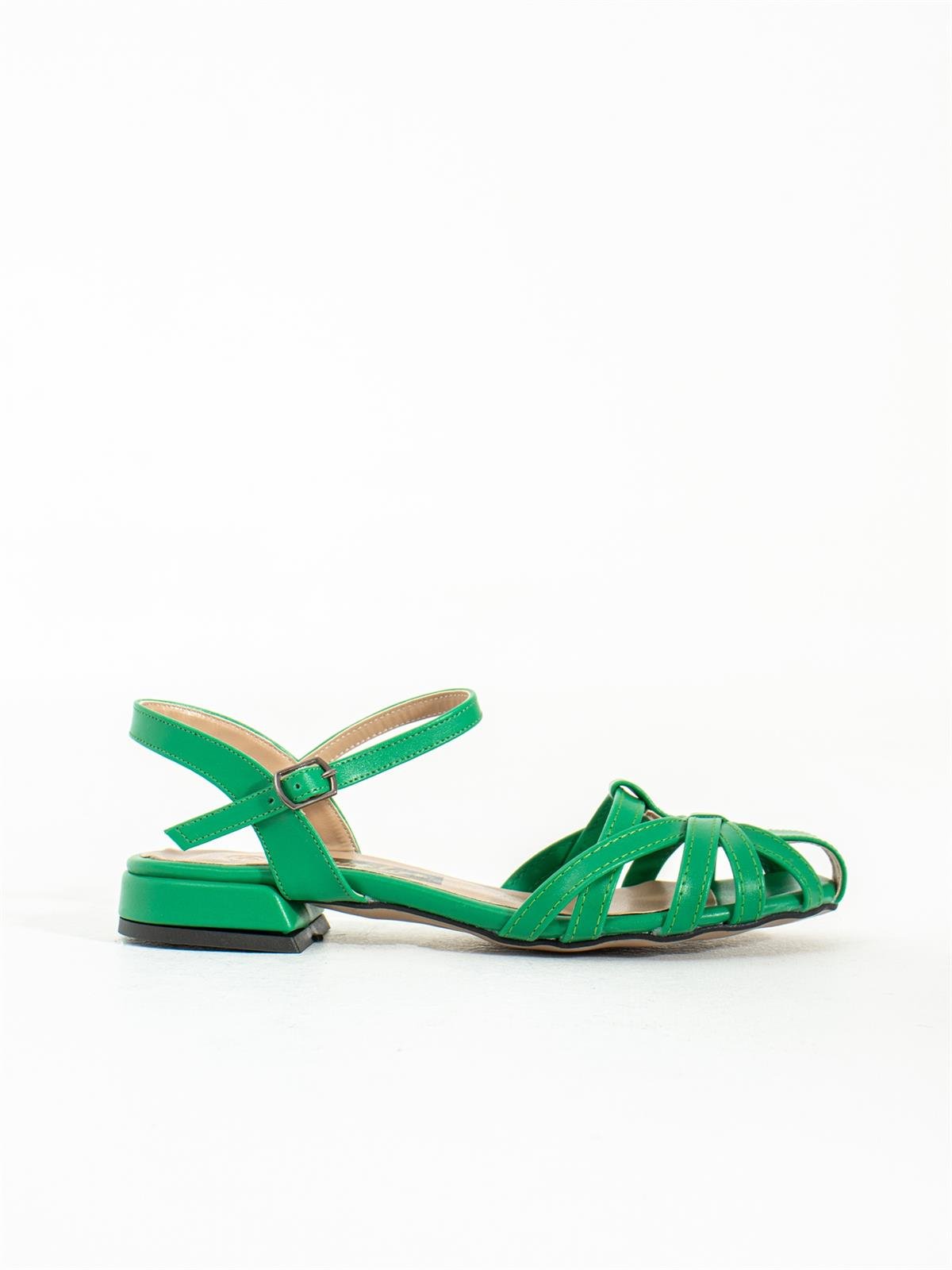 Yeşil Kadın Sandalet