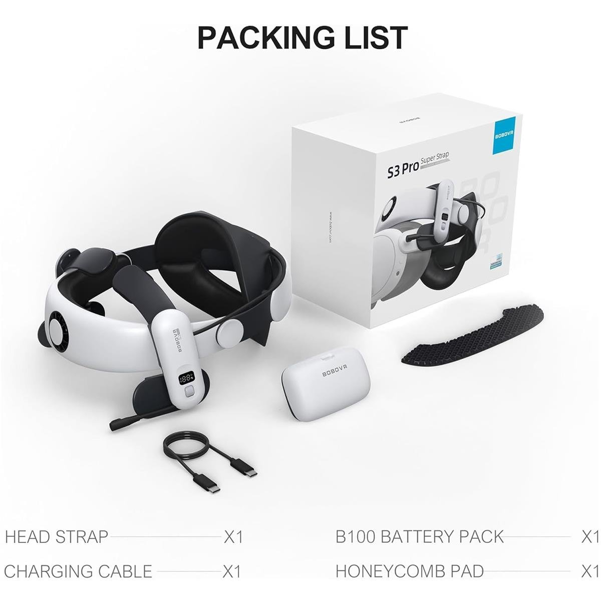 その他  Quest 3 128GB + Bobovr S3 Pro BOBOVR S3 Pro バッテリーストラップ - Meta Quest 3 & Quest 3S 用