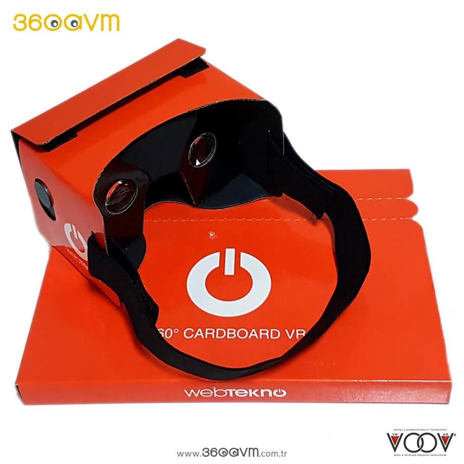 Baskılı Karton VR Sanal Gerçeklik Gözlüğü Üretimi 360avm.com.TR