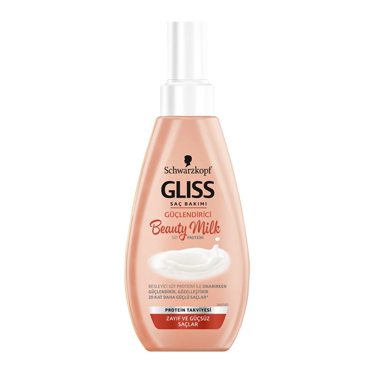 Gliss Beauty Milk Güçlendirici Zayıf ve Güçsüz Saçlar İçin Sıvı Saç Spreyi  150ml - Platin