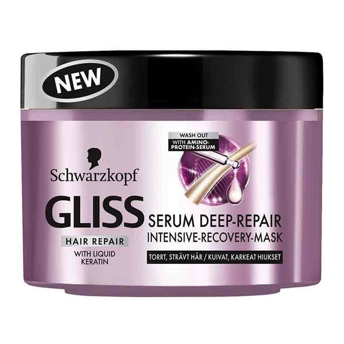 Gliss Serum Deep Repair Saç Bakım Maskesi 200ml - Platin