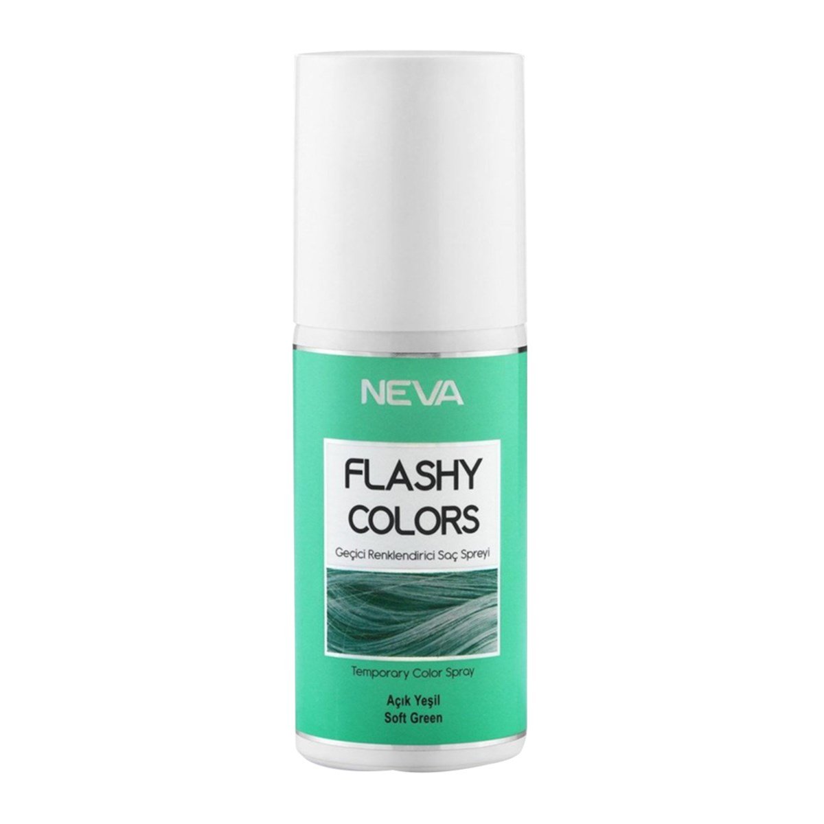 Nevacolor Flashy Colors Geçici Renklendirici Saç Spreyi Açık Yeşil 75ml -  Platin