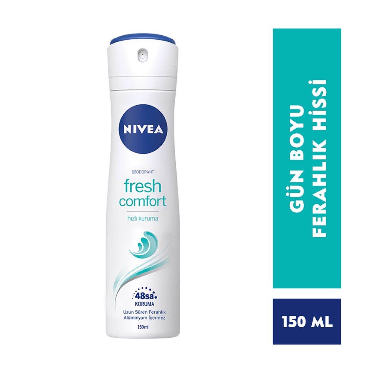 Nivea Deodorant Fresh Comfort Kadın 150ml - Platin