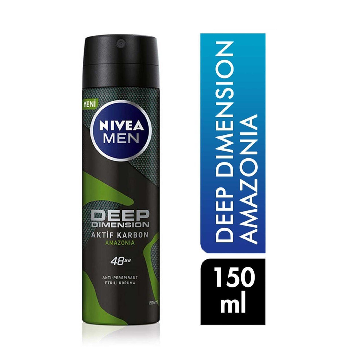Nivea Men Deodorant Deep Dimensıon Amazonıa 150ml - Platin