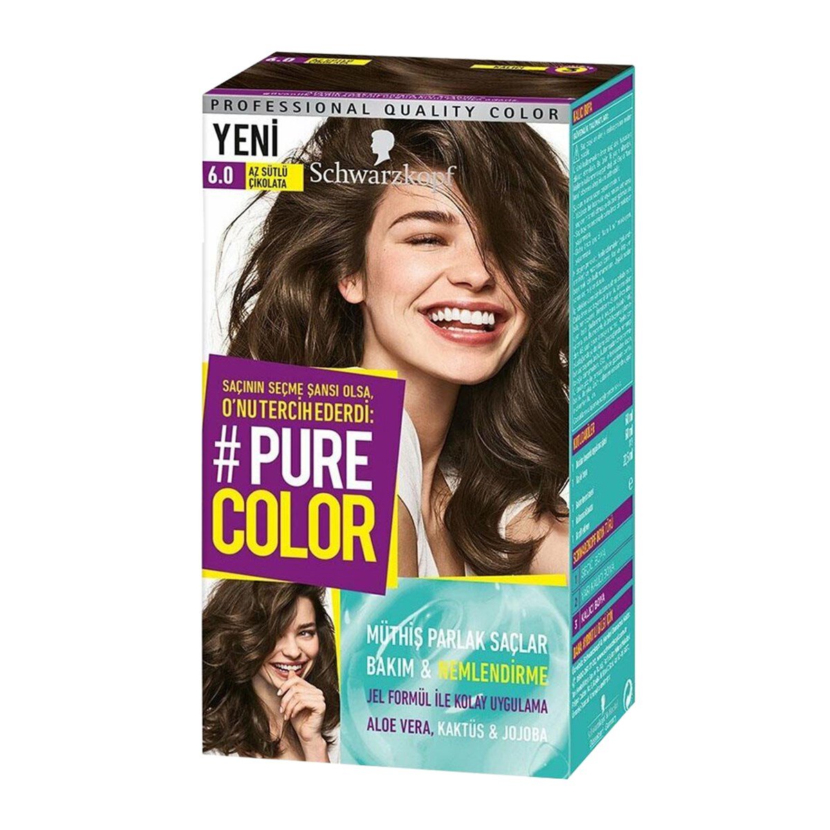 Pure Color Set Saç Boyası 6.0 Az Sütlü Çikolata - Platin
