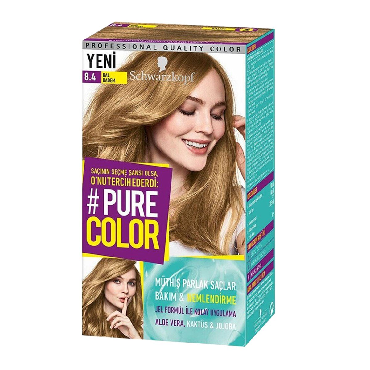 Pure Color Set Saç Boyası 8.4 Bal Badem - Platin