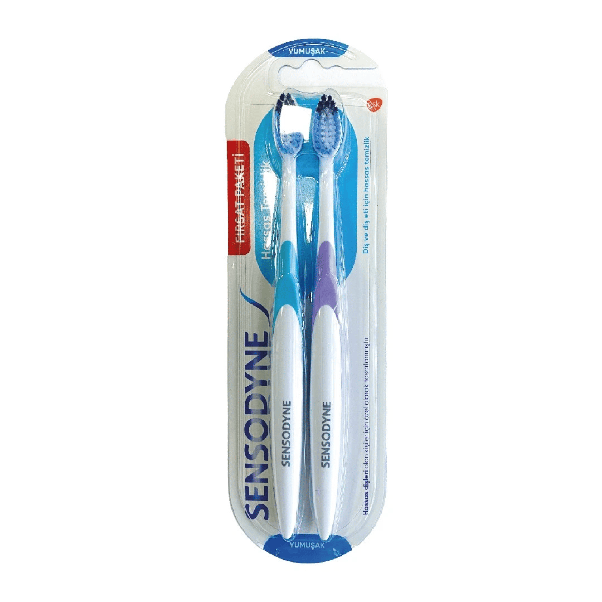 Sensodyne Hassas Temizlik Diş Fırçası 2'li Yumuşak - Platin