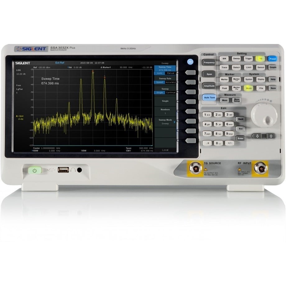 なすページ SIGLENT SSA3021X Plus TG ile 2.1GHz spektrum analizörü | Kami