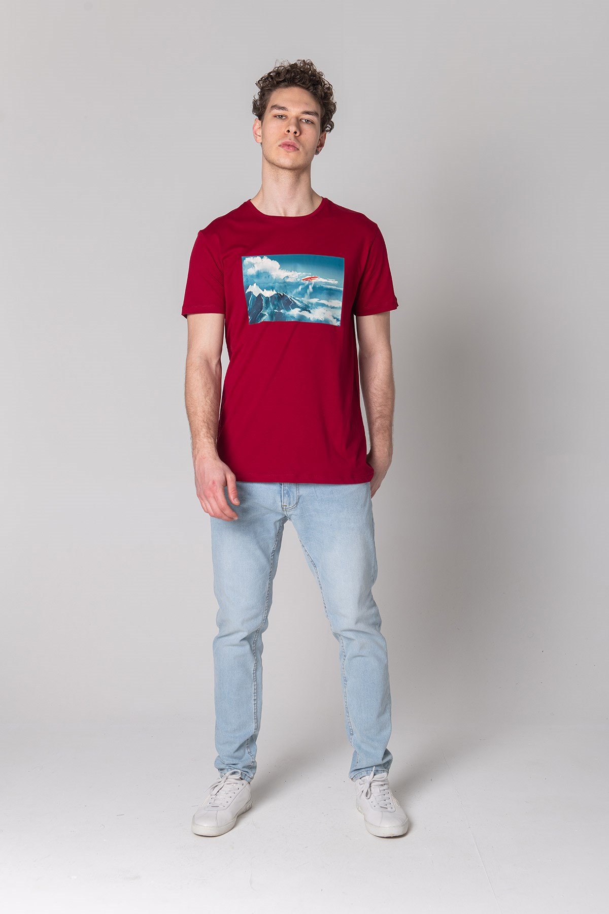 Erkek Baskılı T-Shirt | JOHN FRANK Yeni Tişört koleksiyonu