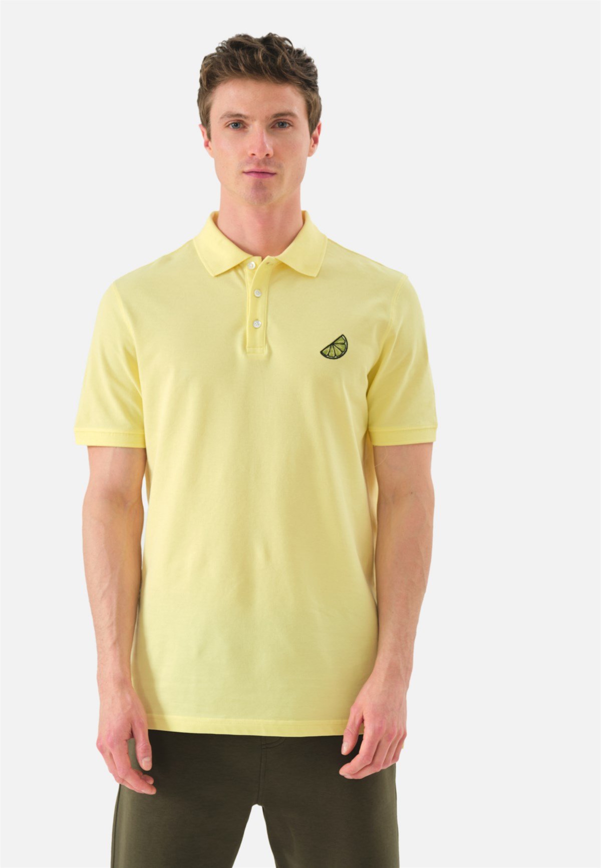 John Frank Lime Polo T-Shirt