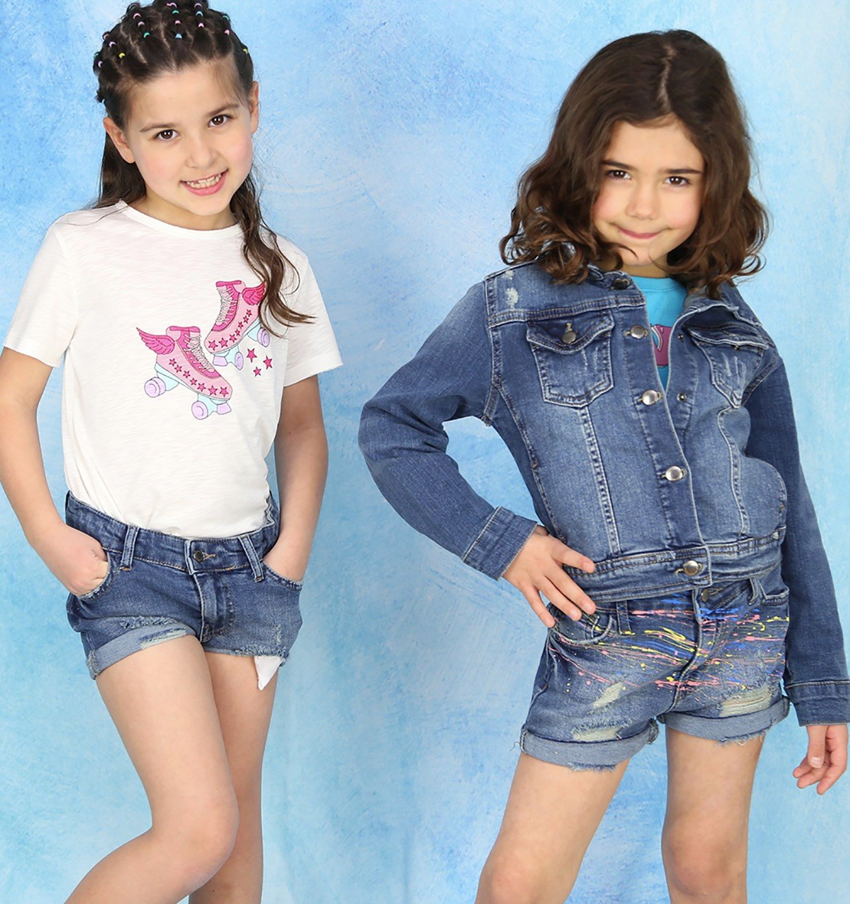 Vintage Ripped Denim Shorts