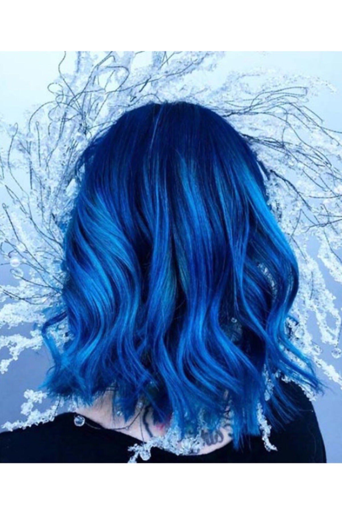 Akos Kadınlar için Mavi Renk 60 Gr Tüp Saç Boyası - Blue | YoncaToptan