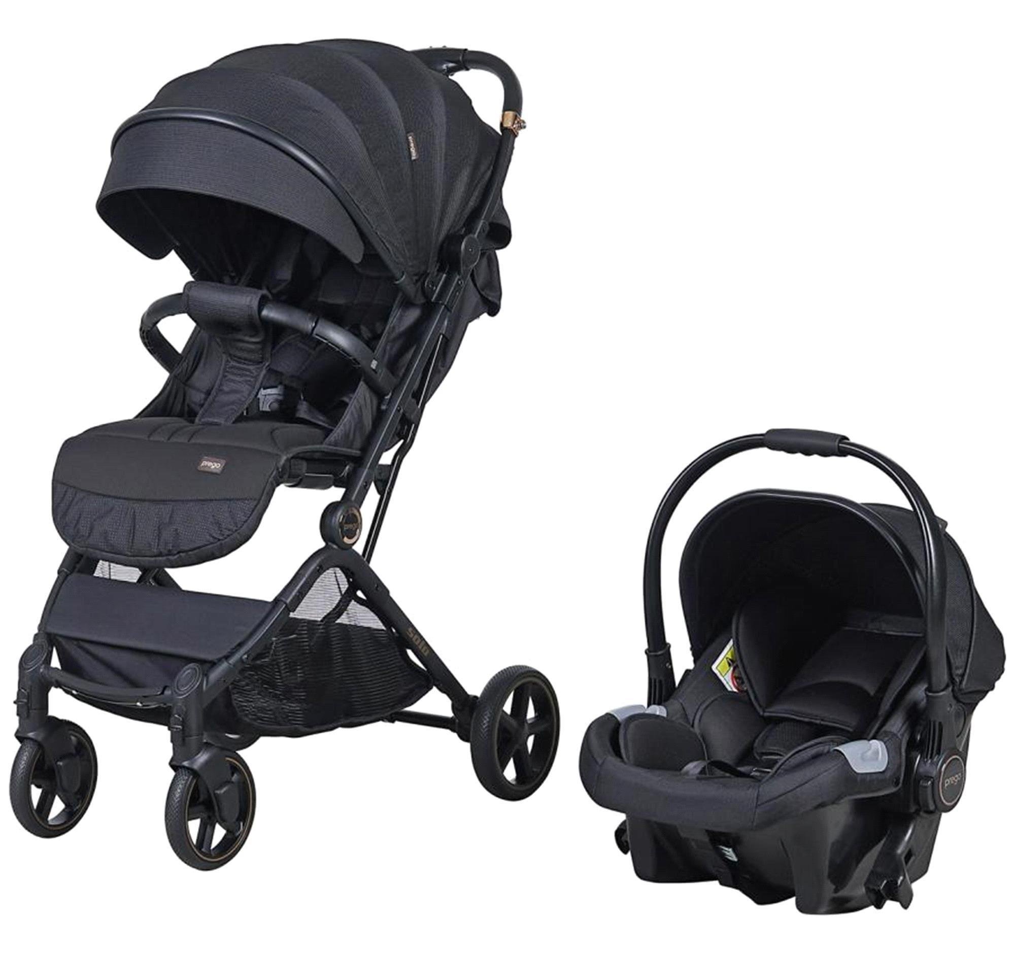 Prego Solo Travel Sistem Bebek Arabası Siyah  2032