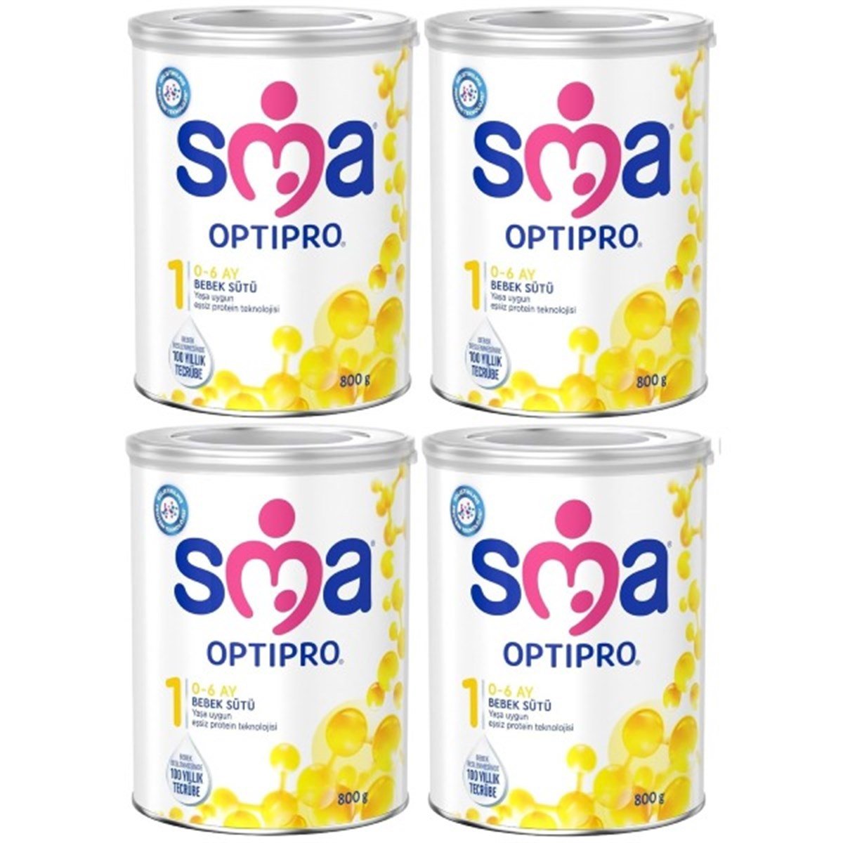 SMA Optipro 1 Probiyotik Bebek Sütü 800 gr 4 Adet - Minimoda