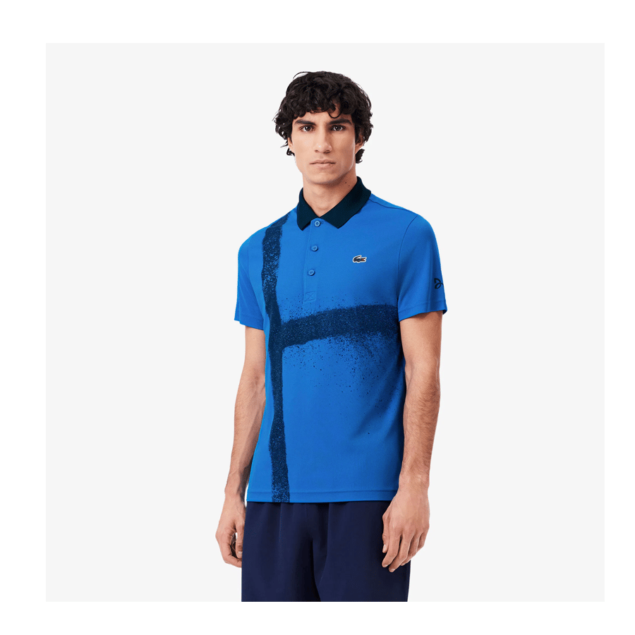 Lacoste SPORT X Novak Djokovic Erkek Regular Fit Baskılı Polo