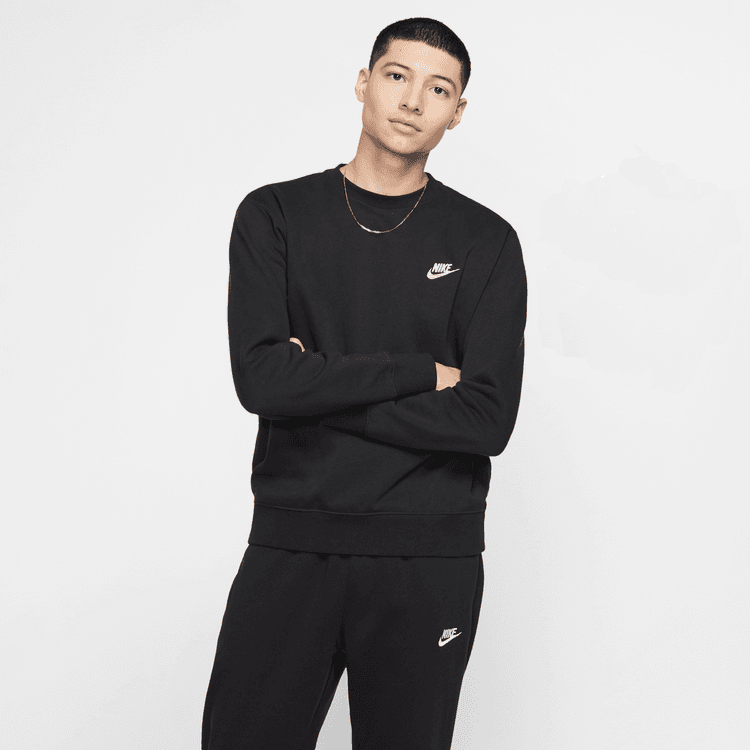 Nike sportswear club fleece black hotsell