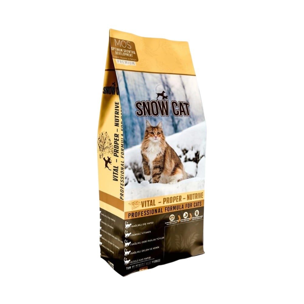 Snow Cat Yetişkin Kedi Maması Tavuklu 15 Kg - İkizler Yem Market