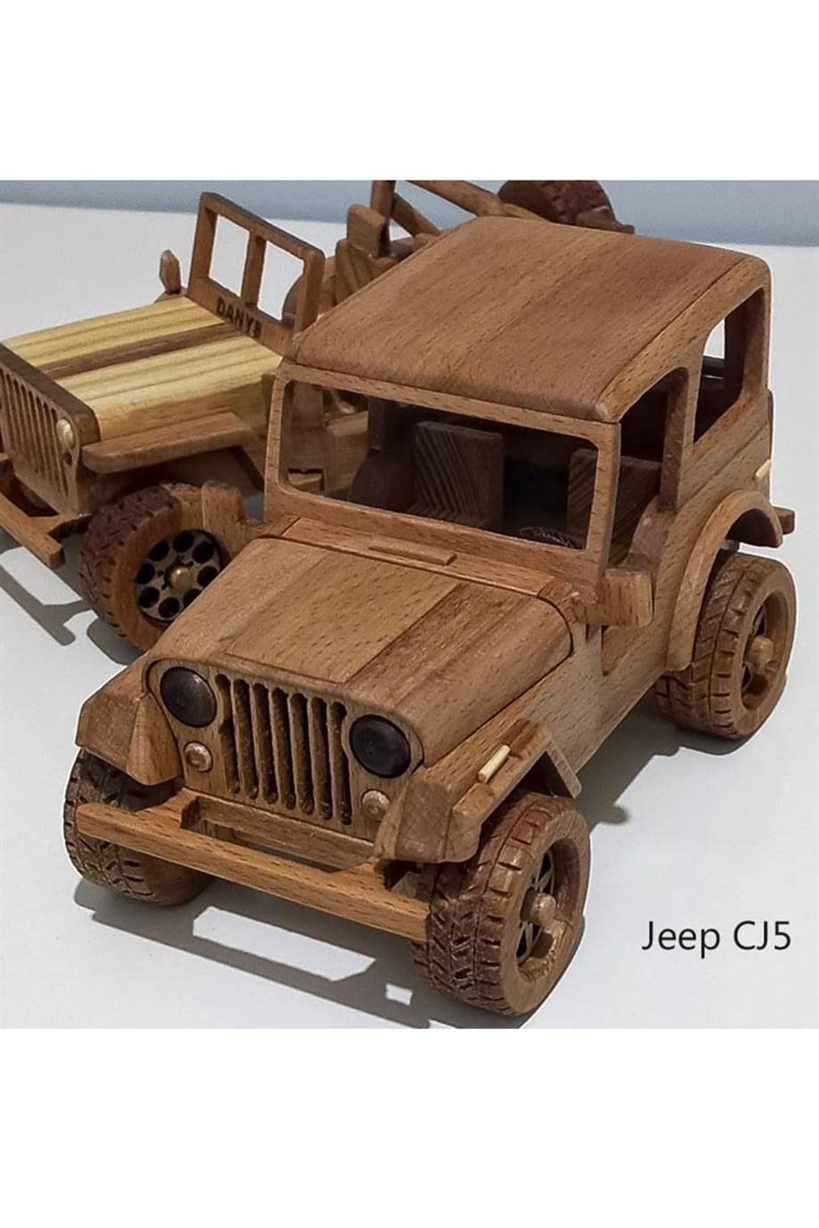Taygoo Wooden Toy Model Car Series Jeep