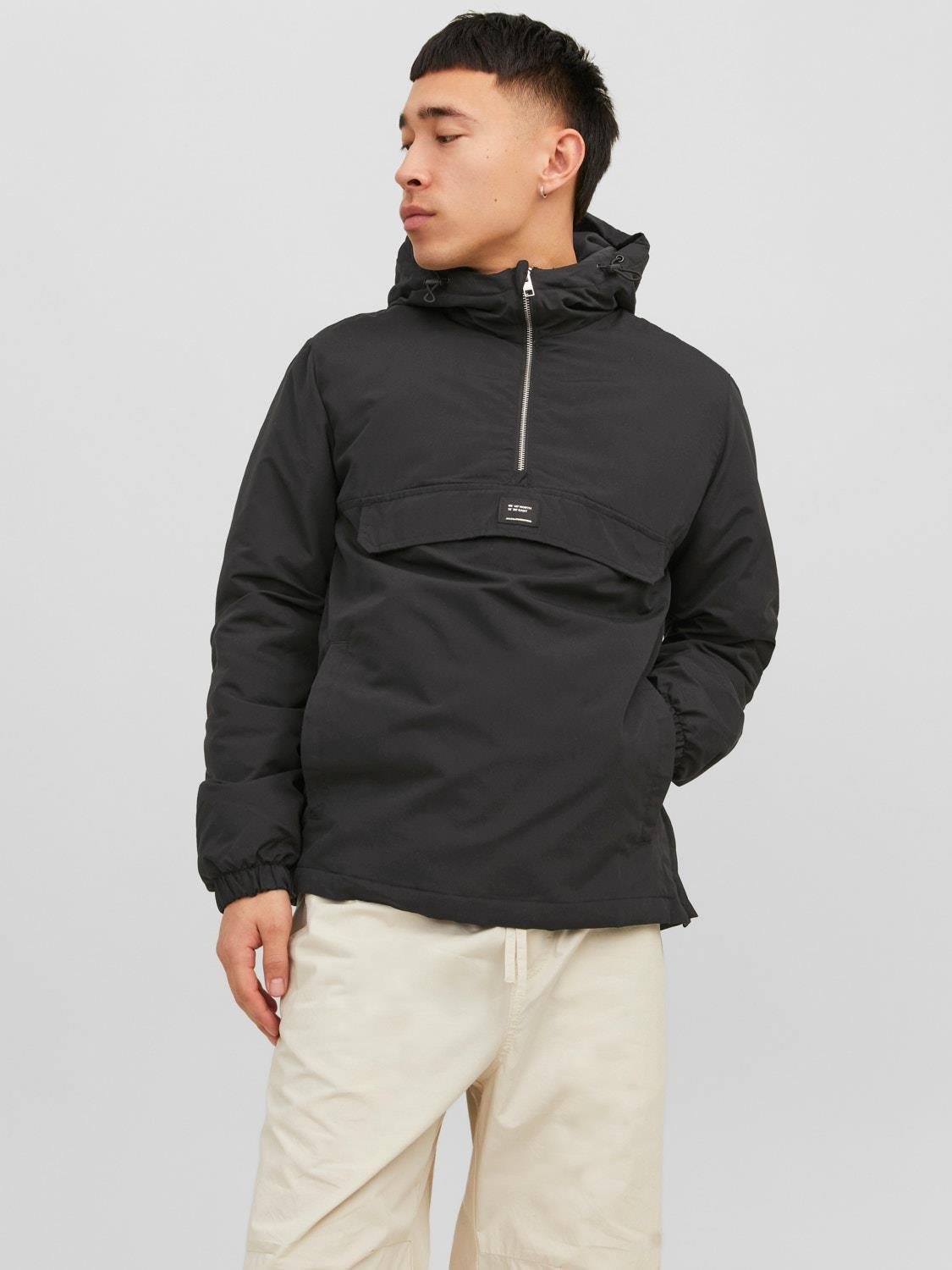 50's anorak nylon parker CONMAR ジッパー Jack & Jones Jjerush Anorak Jacket Sn Erkek Mont