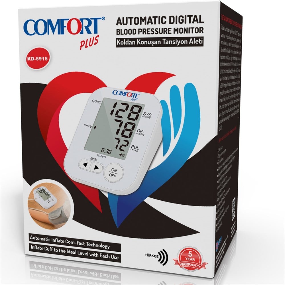 Comfort Plus Kd-5915 Konuşan Tansiyon Aleti - Medikal Market