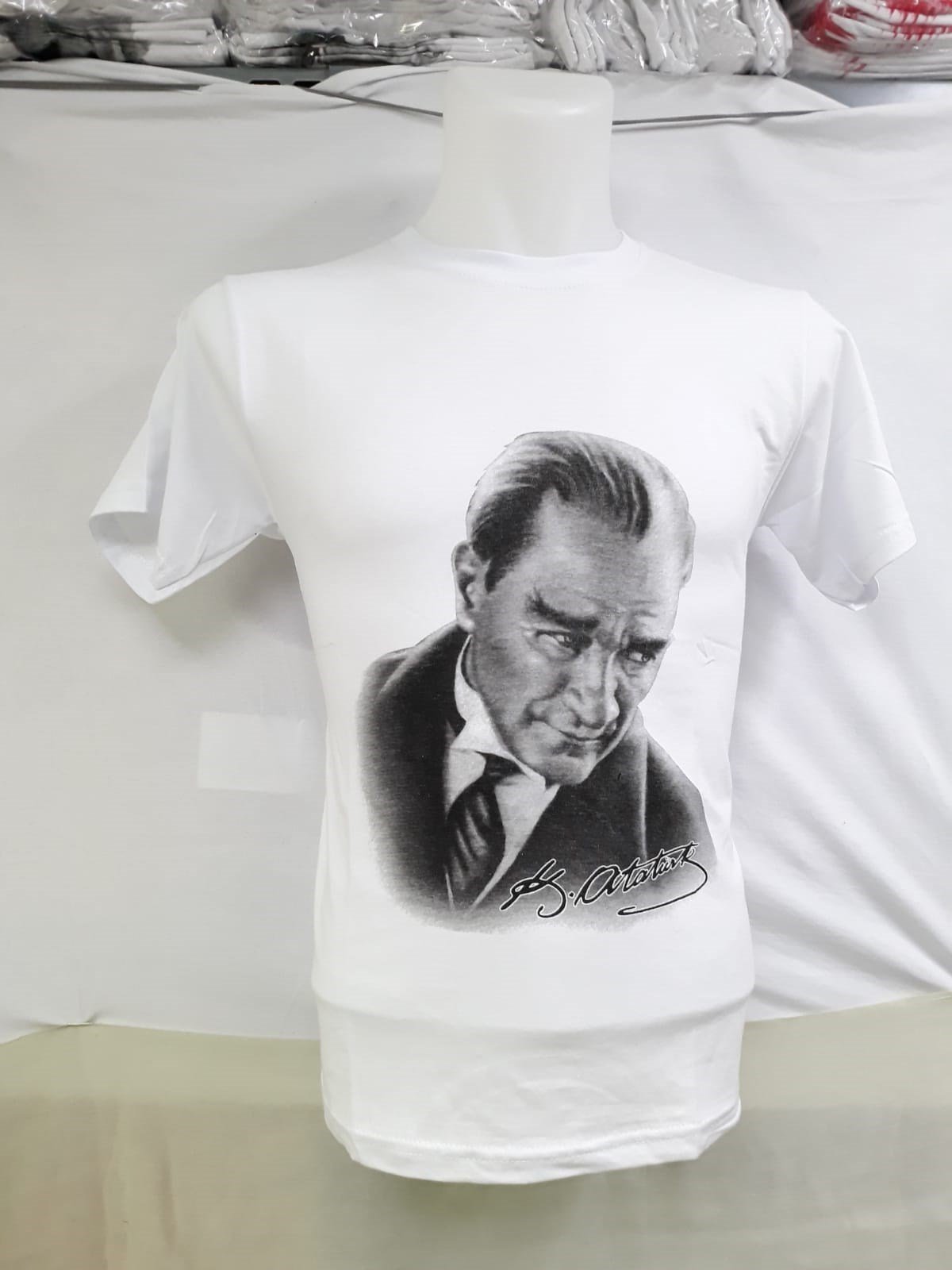 Unısex Çocuk Atatürk Baskılı Tişört