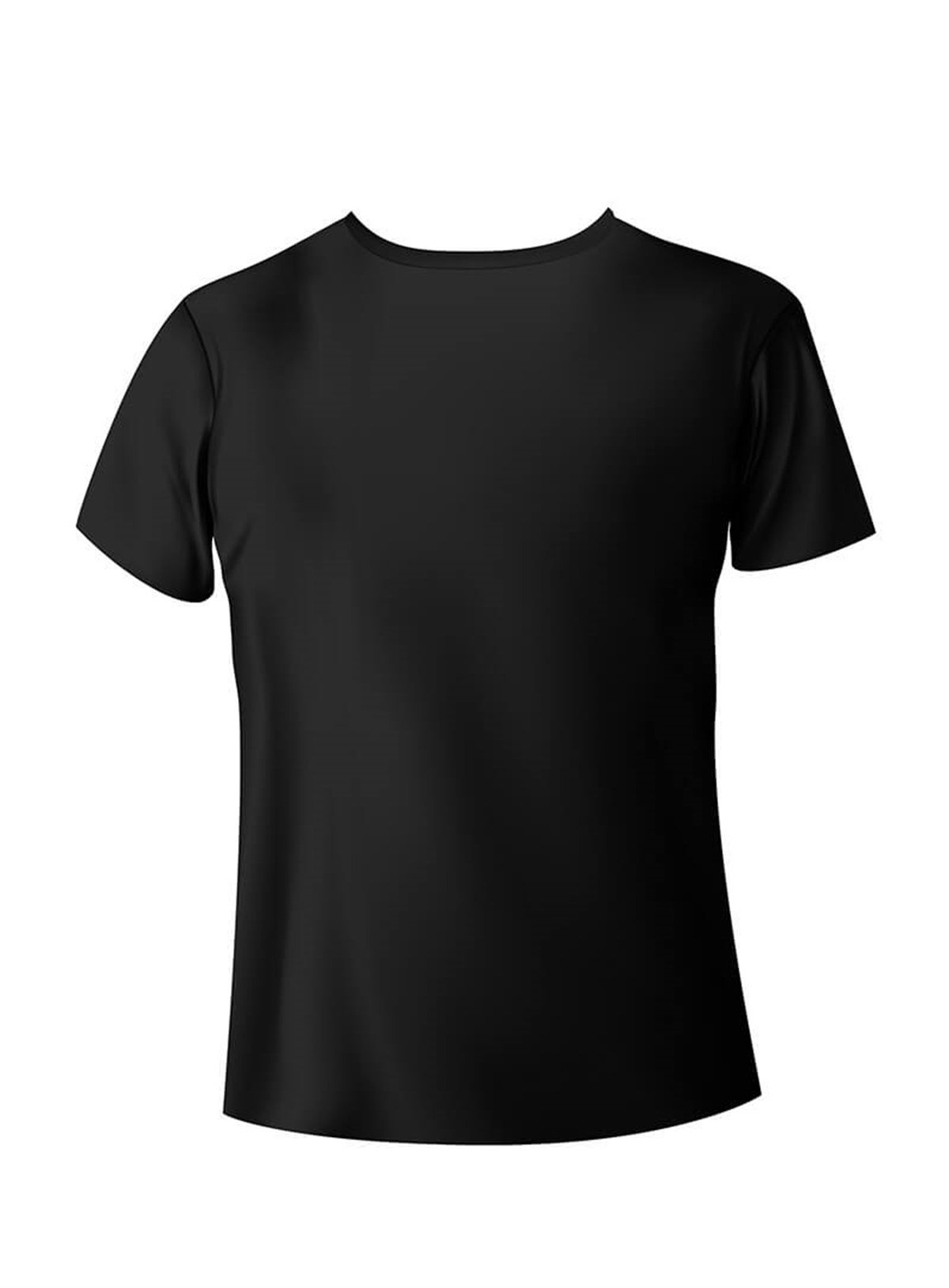 Börü Türk Baskılı Siyah Basic T-shirt | Teknobutik.com