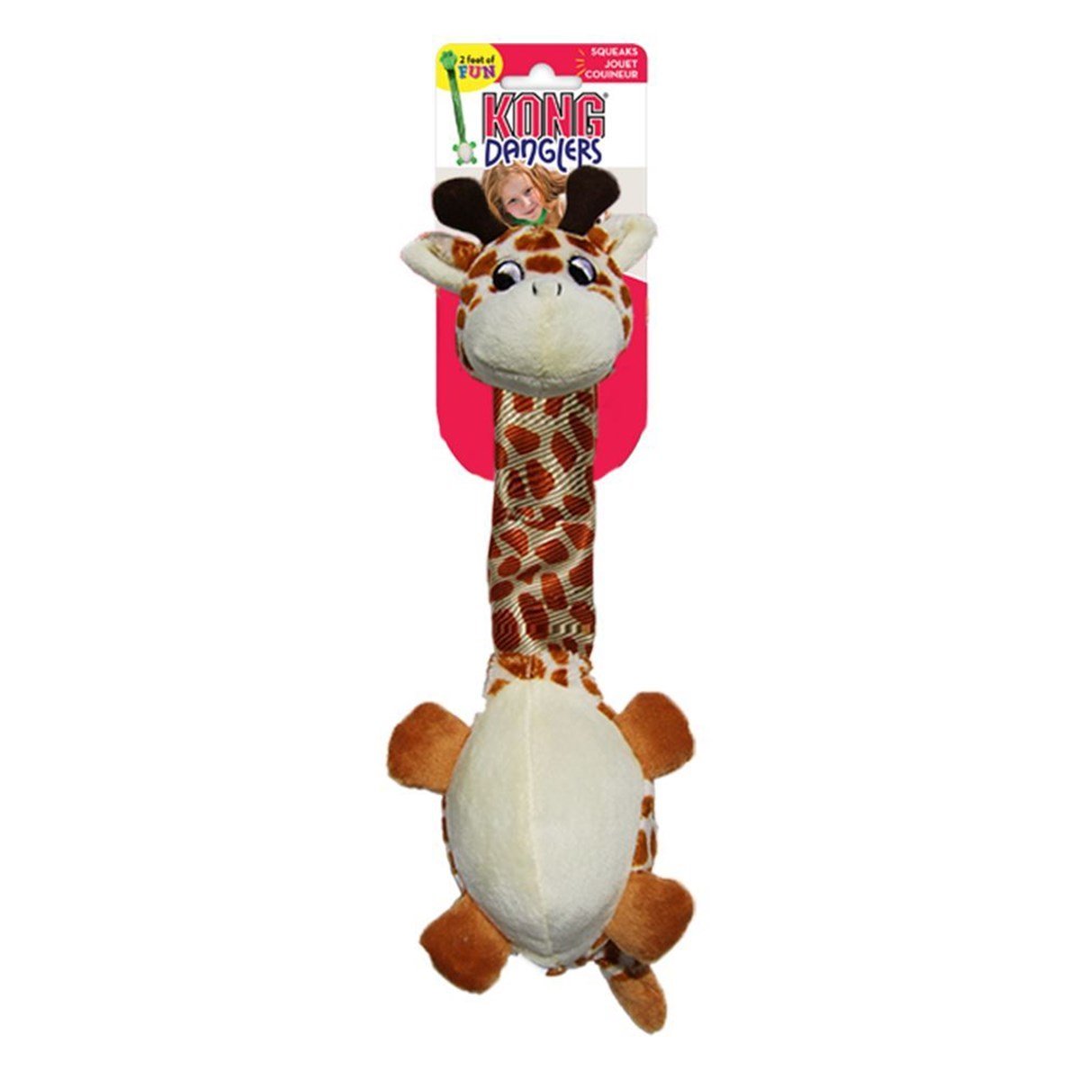 Kong Hışırtı Sesli Zürafa Peluş Köpek Oyuncağı 60 Cm | bakalimnevarmis.com