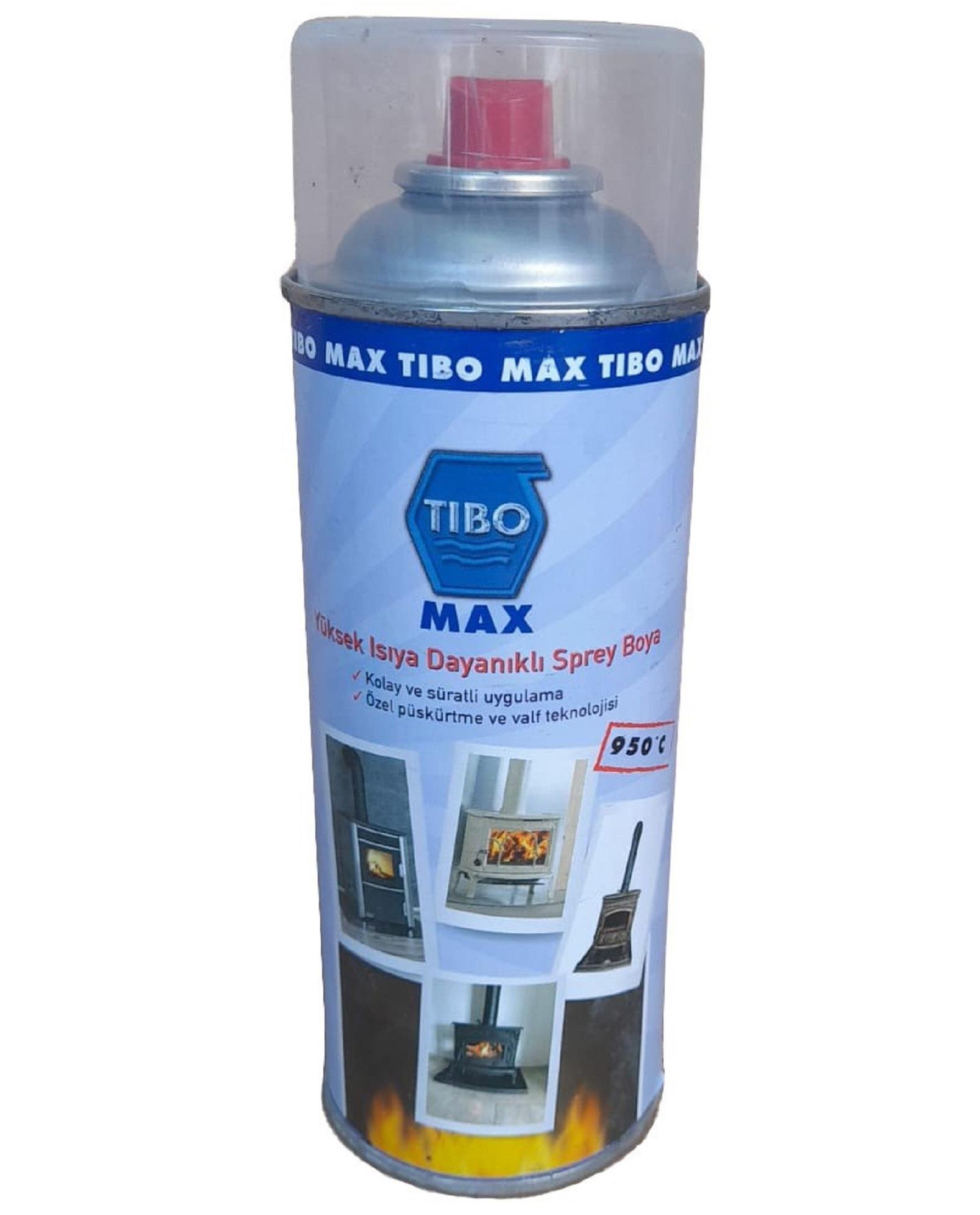 TIBO MAX Yüksek Isıya Dayanıklı Metalik Siyah Sprey Şömine Boyası | Her  Bütçeye Uygun Şömine | bakalimnevarmis.com