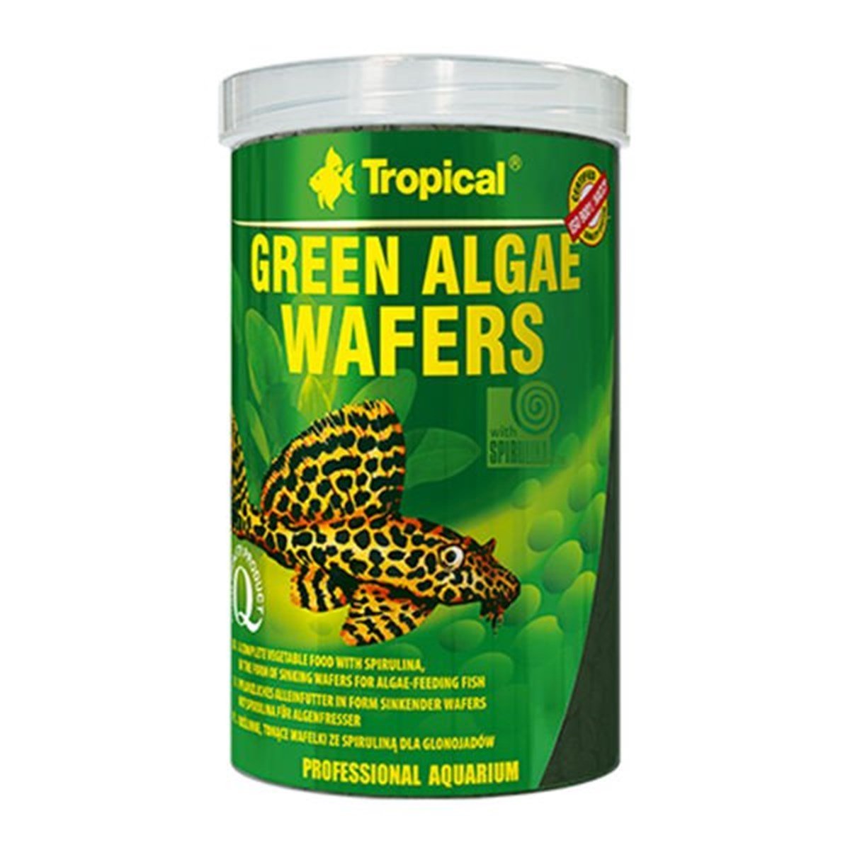 Tropical Green Algae Wafers Vatoz Balıkları İçin Yosunlu Yüzen Tablet Yem  250 Ml 113 Gr | bakalimnevarmis.com