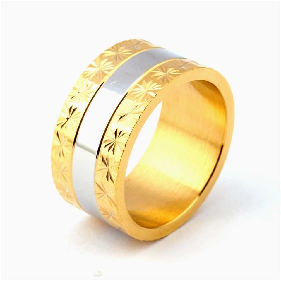Welch Men's Steel Wedding Band Ring