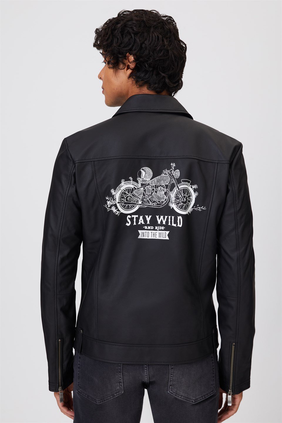 Long biker jacket 2025