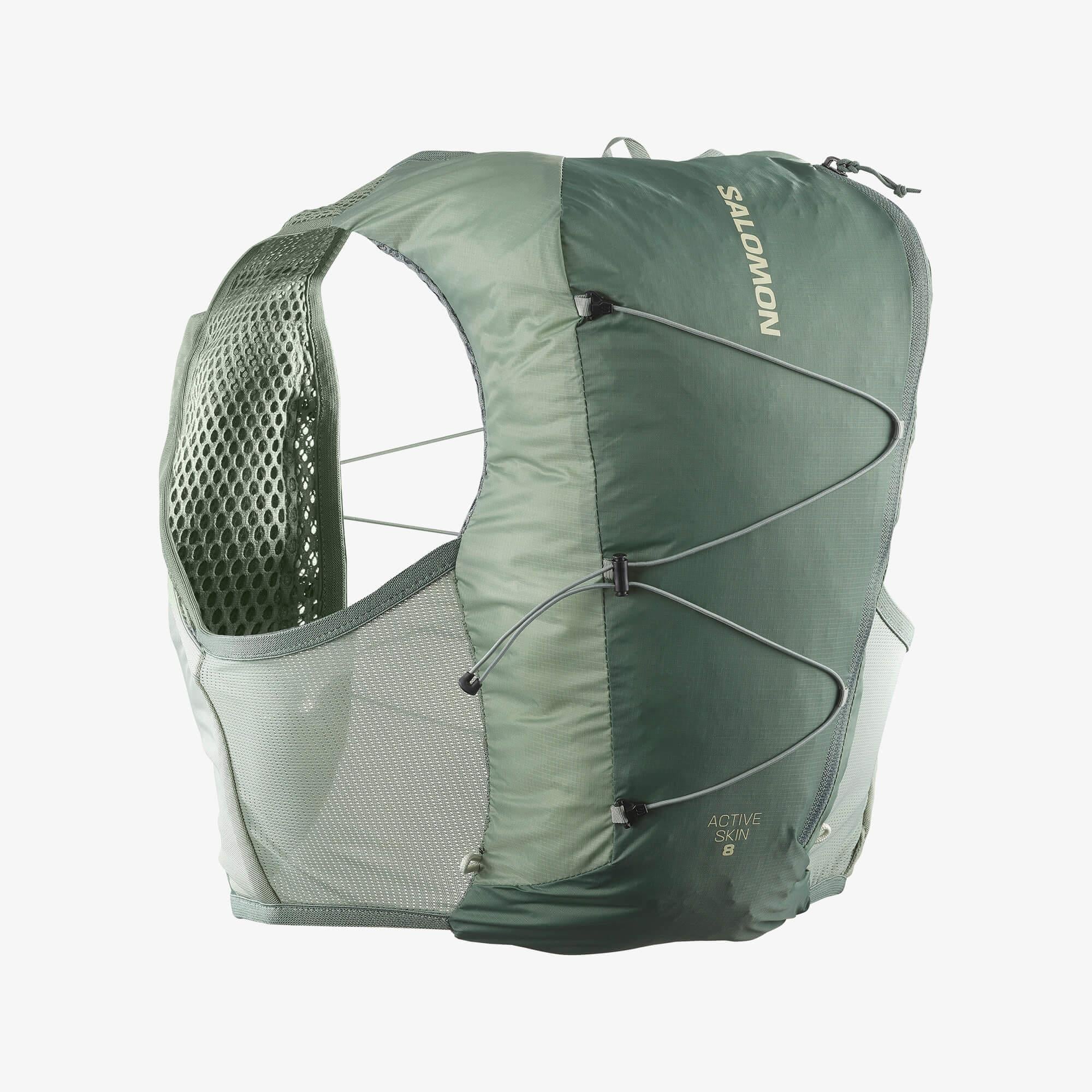 SALOMON サロモン ACT SKIN 8 Mサイズ Salomon ACTIVE SKIN 8 Koşu Çantası Laurel Wreath LC2205300