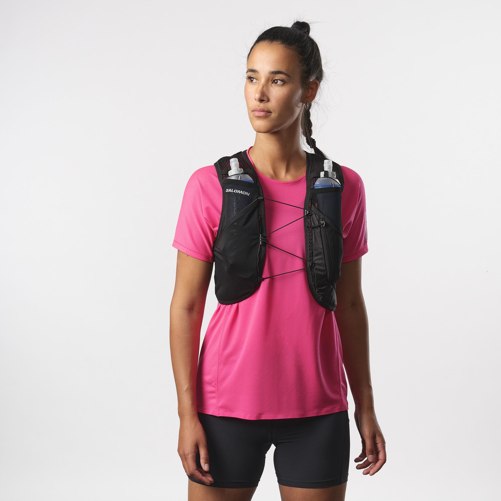 Salomon ACTIVE SKIN 4 Koşu Çantası Black LC2205400