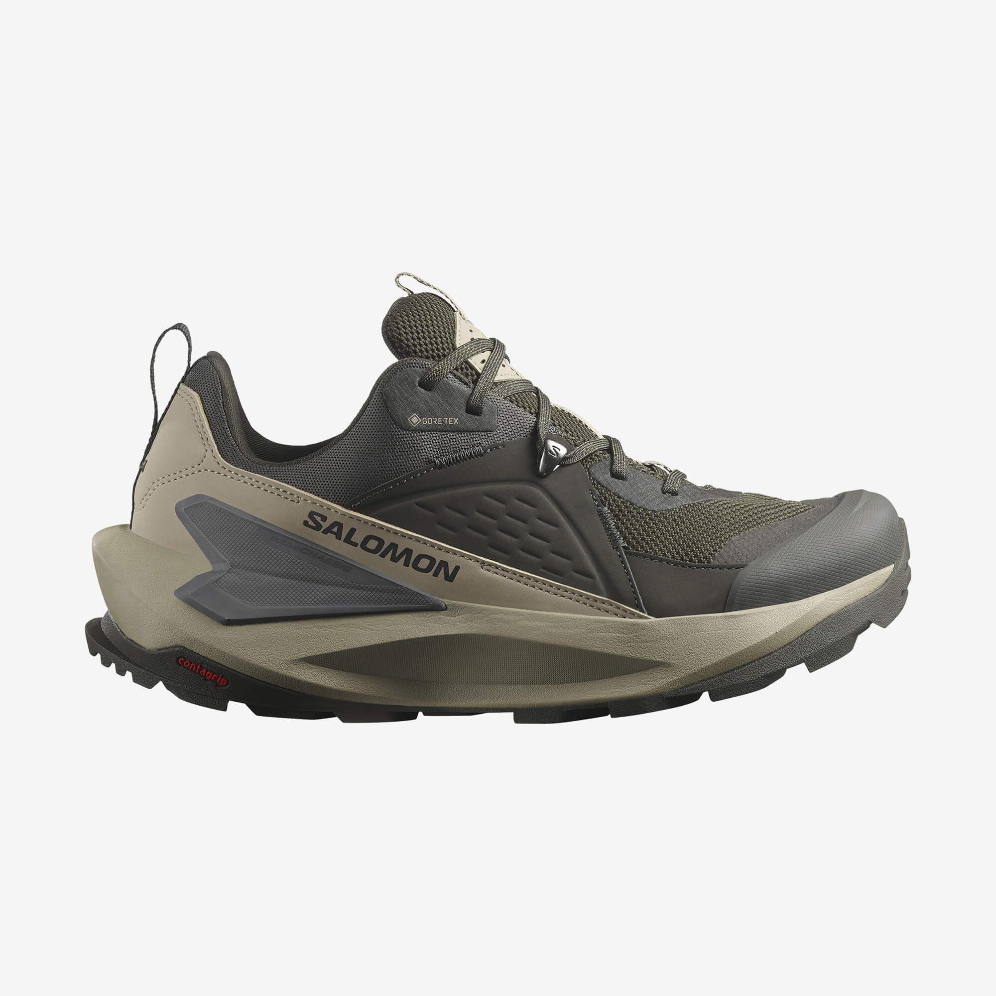 Salomon Elixir Gore-Tex Erkek Outdoor Ayakkabı - Haki Yeşil