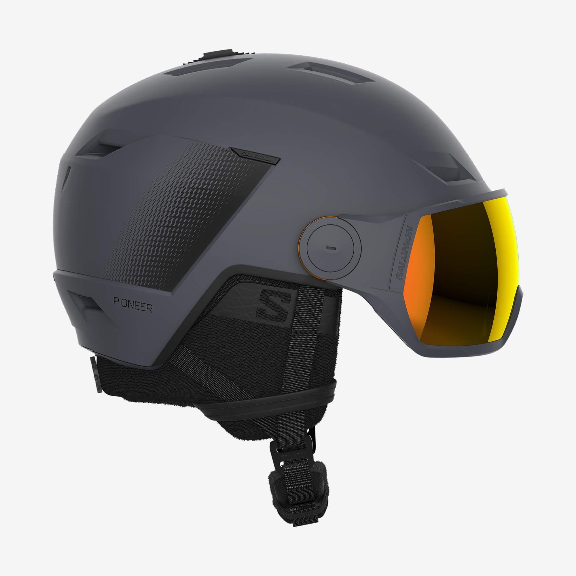 SALOMON PIONEER LT VISOR Lサイズ （BLACK） Pioneer LT Visor - Unisex Kask | Salomon