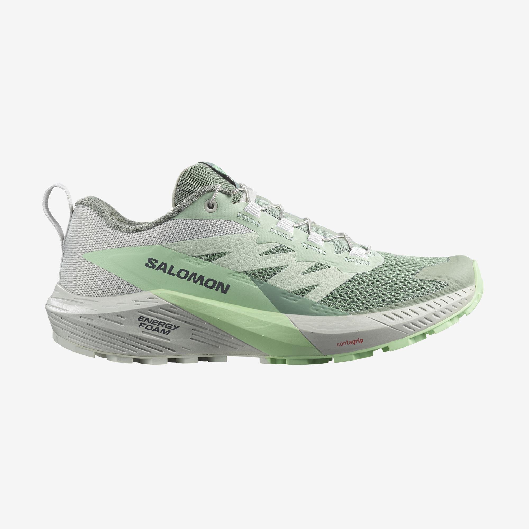 Salomon Sense Ride 5 Kadın Koşu Ayakkabısı - Yeşil
