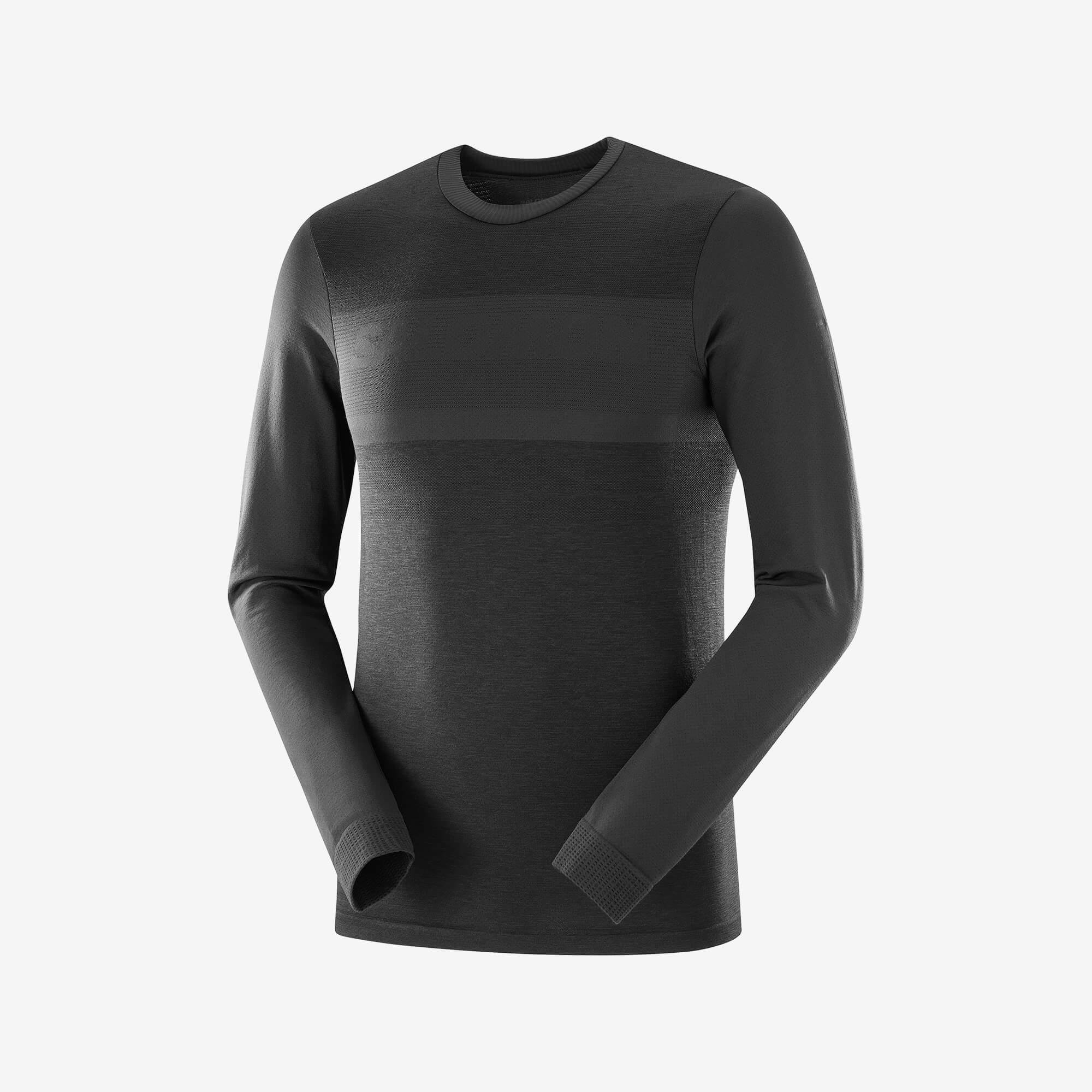 Salomon Essential Wool Erkek Üst İçlik - Siyah