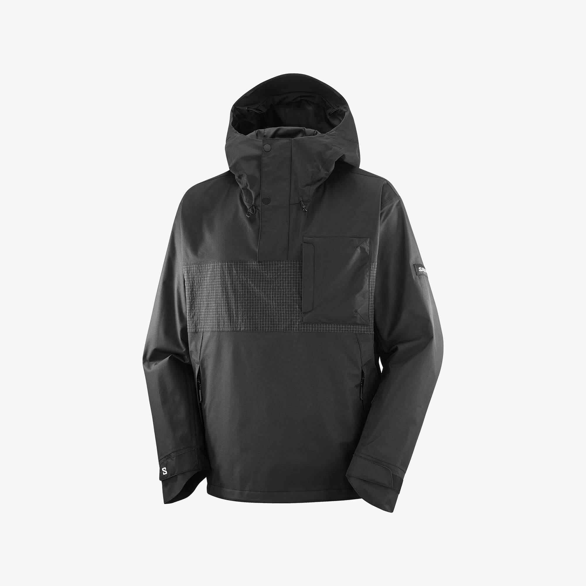 Salomon VENOM ANORAK Erkek Kayak Montu Deep Black LC2609700