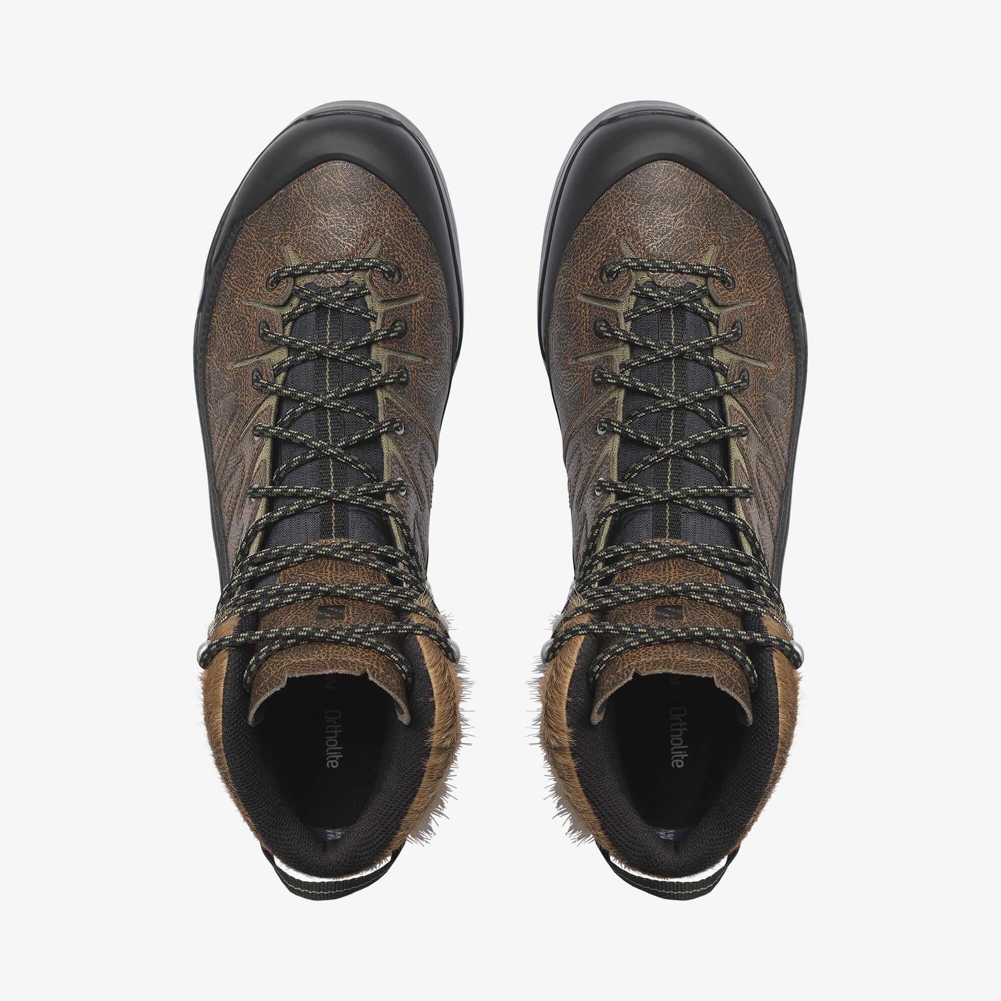 Salomon X-ALP MID DISTRESSED LEATHER GORE-TEX Unisex Sneaker Dark