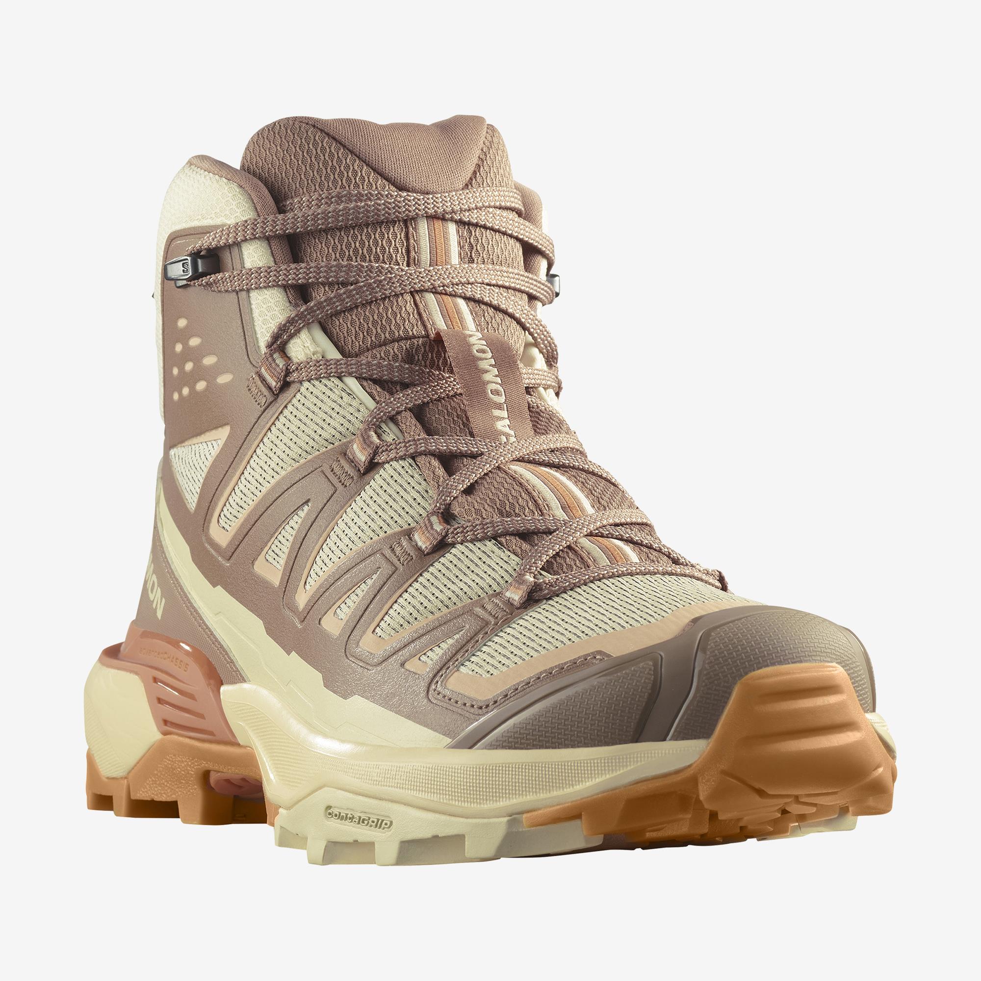 Salomon X Ultra 360 Edge Mid Gore-Tex Kadın Outdoor Botu - Kahve