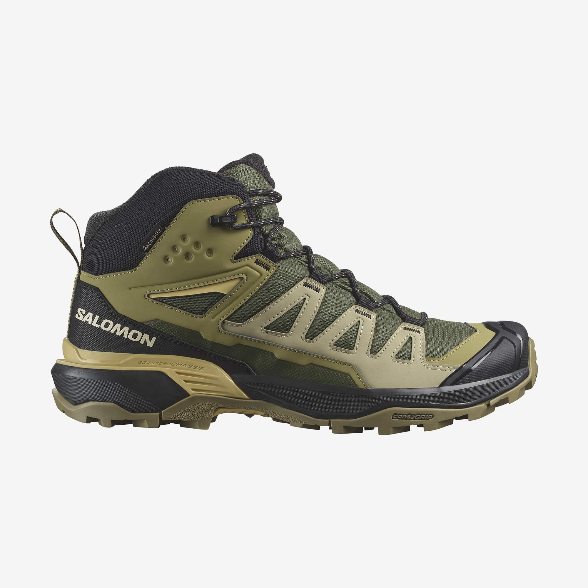 Bott グリーン　　XL Salomon X Ultra 360 Mid Gore-Tex Erkek Outdoor Botu - Yeşil