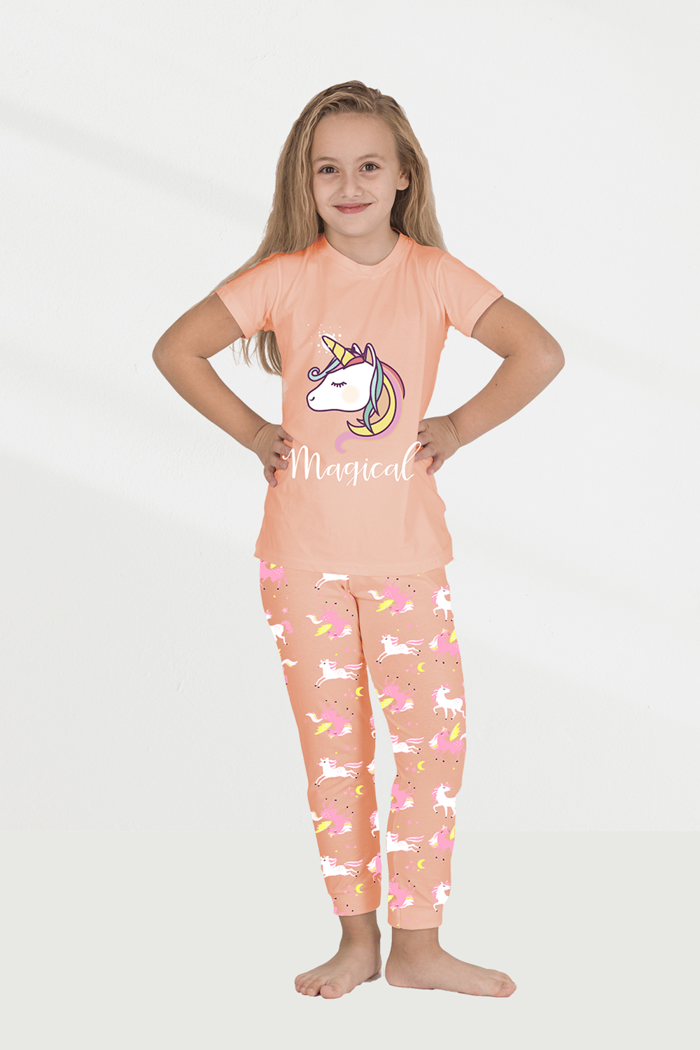 Kız Çocuk Yazlık Pijama Takımı