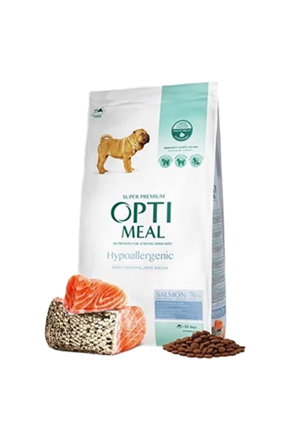 Optimeal Super Premium Hypoallergenic Orta ve Büyük Irk Yetişkin Köpek  Maması 12 Kg | Petscoshop.com