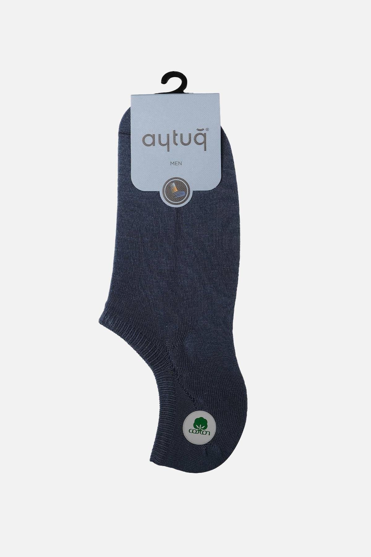 Aytuğ Erkek Pamuklu Tekli Jean Sneaker Çorap A 11329 J