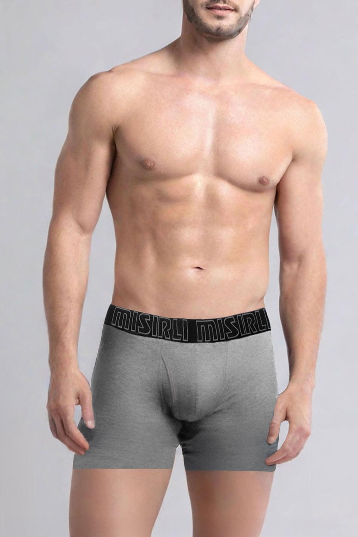 Mısırlı Modal by TENCEL SPARTACUS PERFORMANCE Long Boxer - Gri