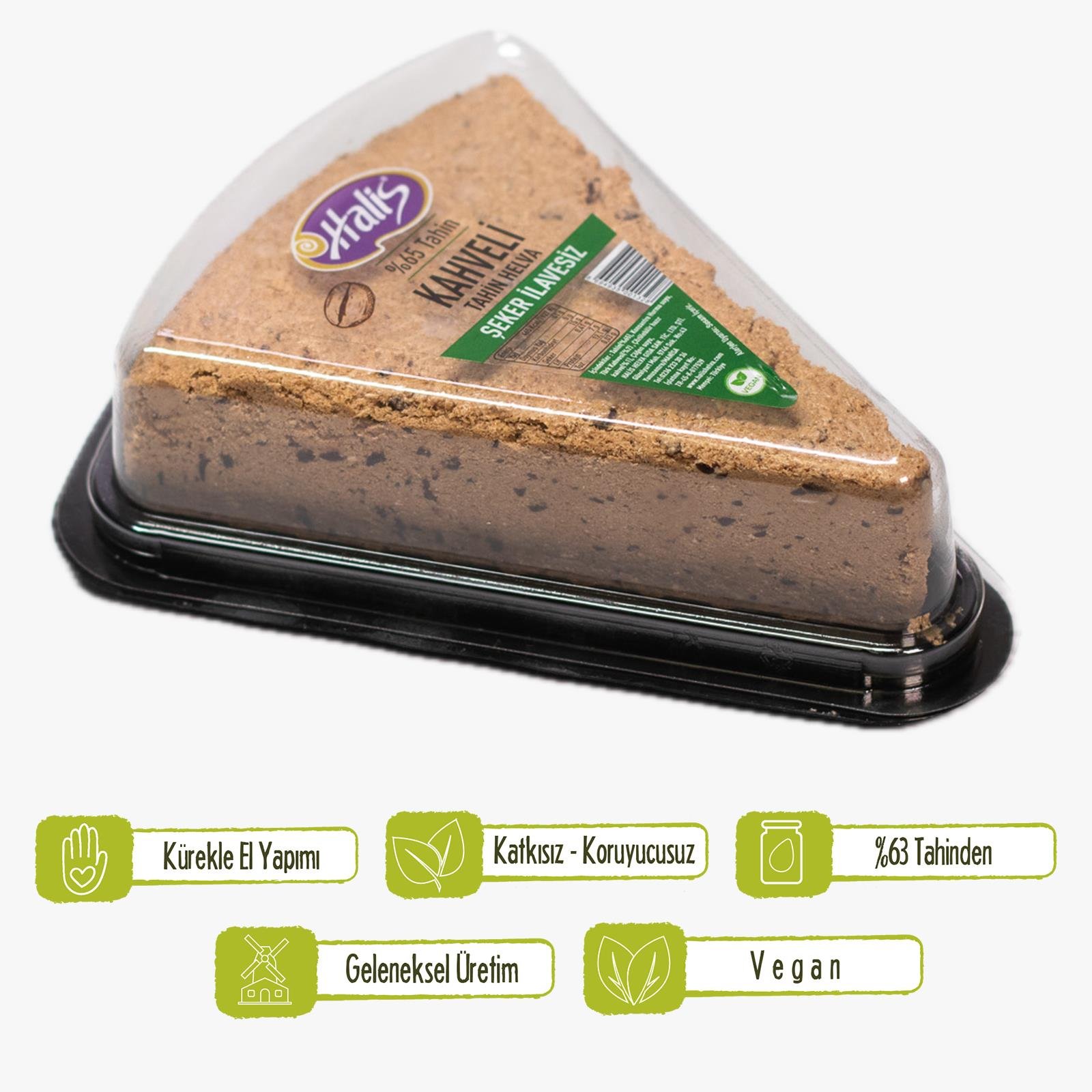 Rafine Şeker İlavesiz Kahveli Tahin Helvası - 300 Gr