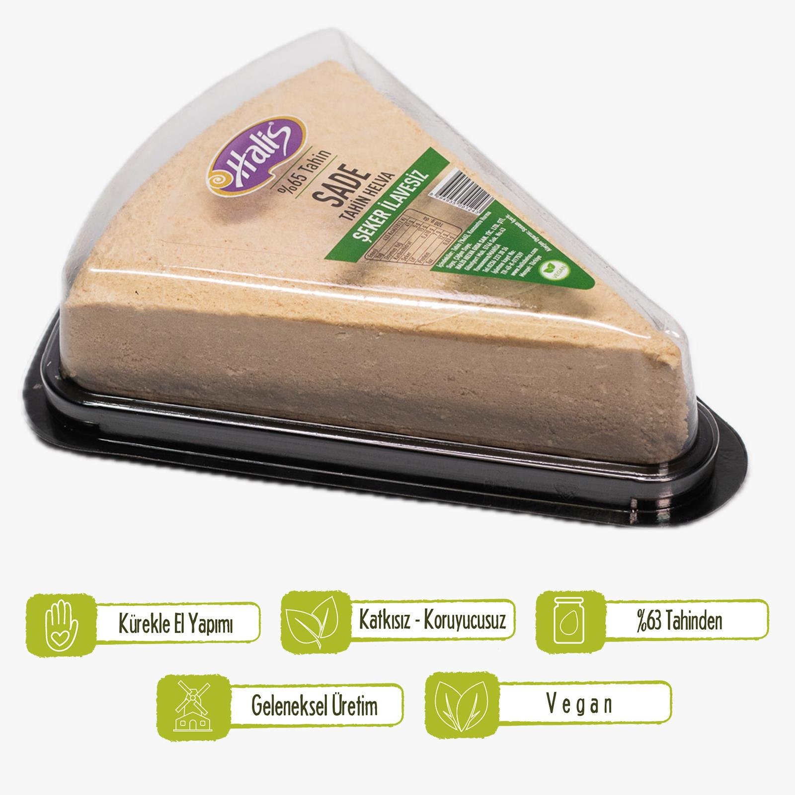 Rafine Şeker İlavesiz Sade Tahin Helvası - 300 Gr 