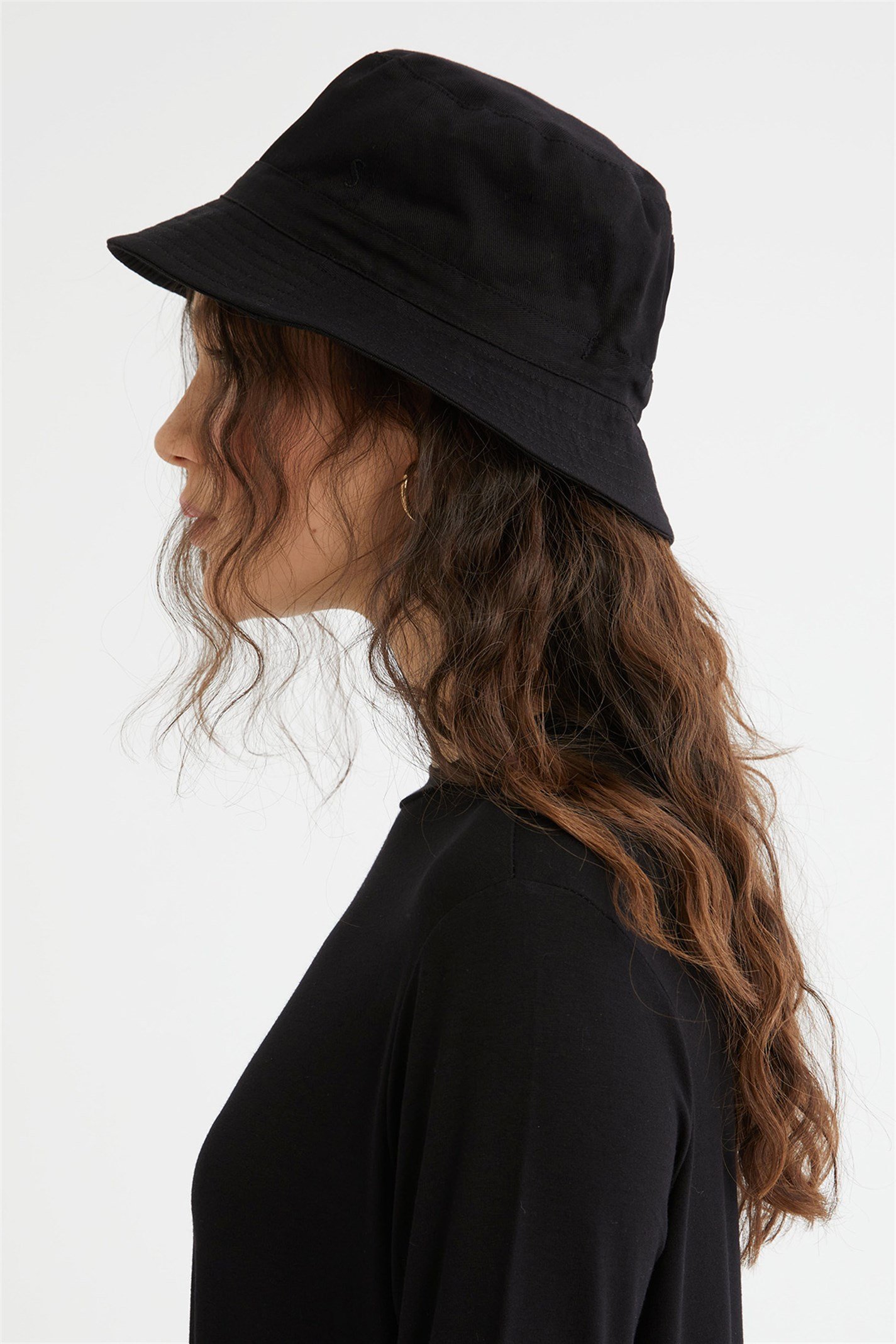 Siyah Bucket Şapka | Suud Collection