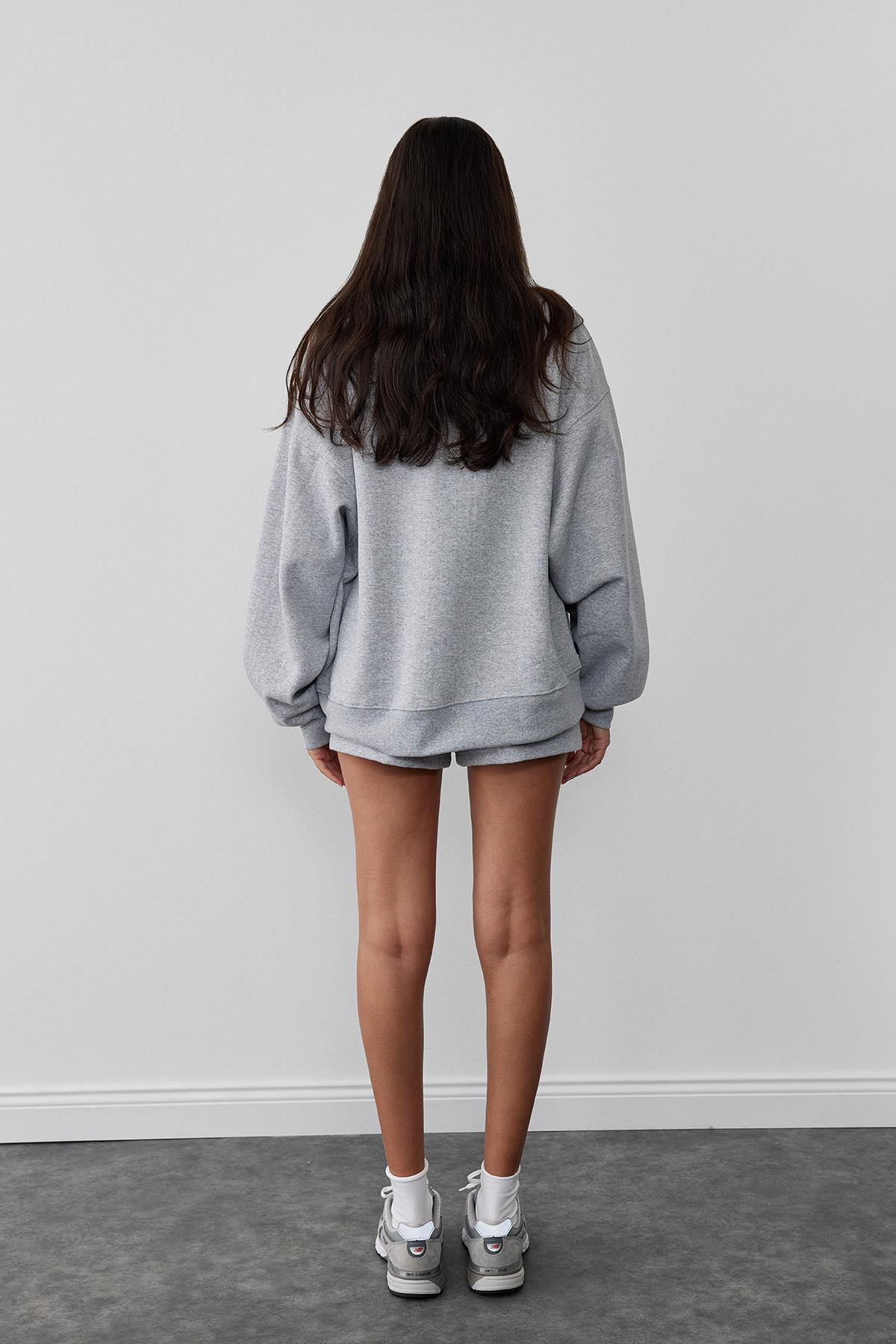 Sweat shirt gris cheap